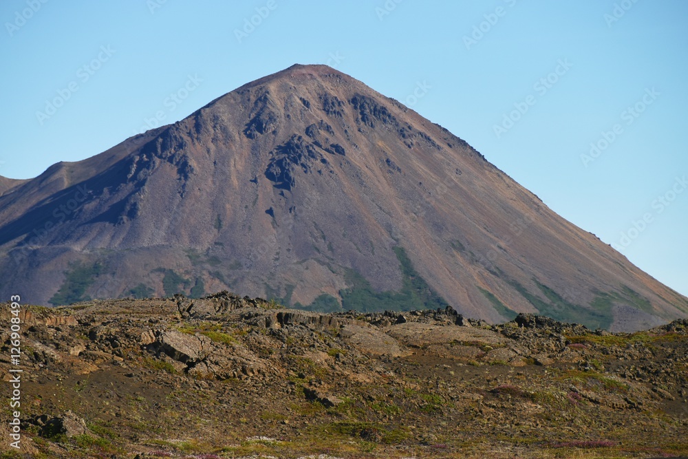 Vulkankegel auf Island