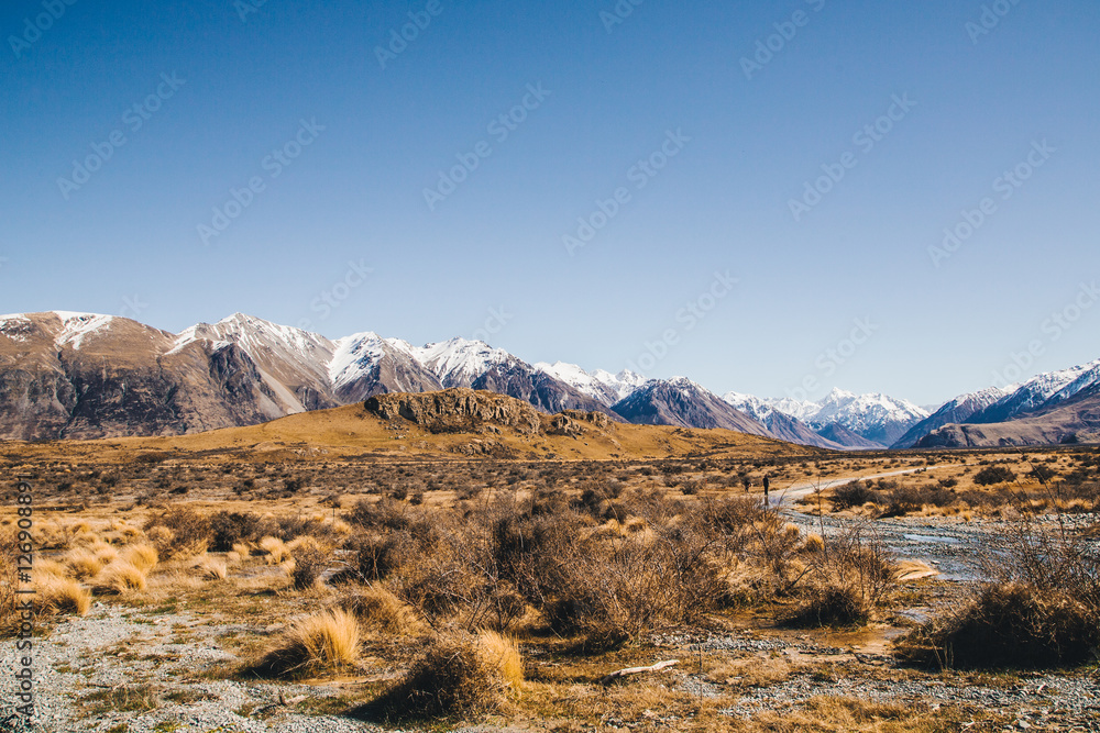 Lord of the rings,Mount Sunday at The Rangitata River Hakatere C