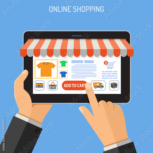 Online Shopping Concept