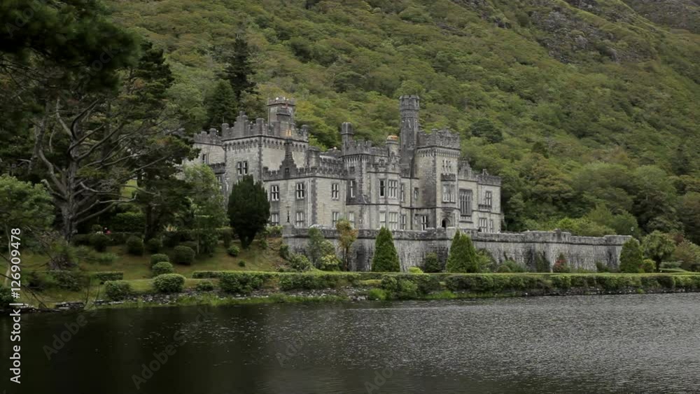WS LD Stone Castle Next to Lake / Ireland WS LD Stone Castle Next to Lake / Ireland