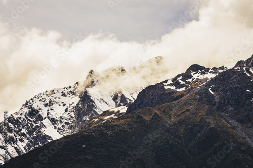 A snow mountain at Arthur's Pass, New Zealand © WONG CHUN WAI