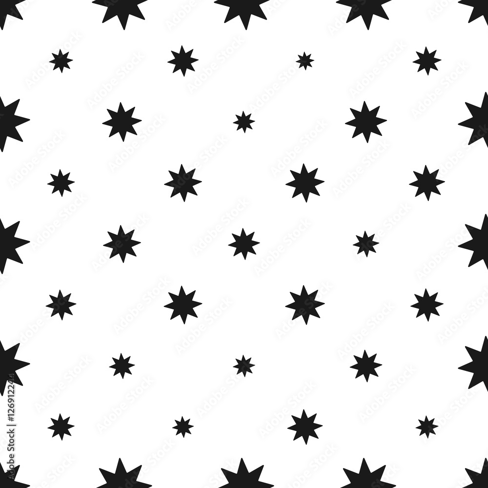 Seamless stars pattern. Abstract vector illustration. Seamless stars pattern. Abstract vector illustration.