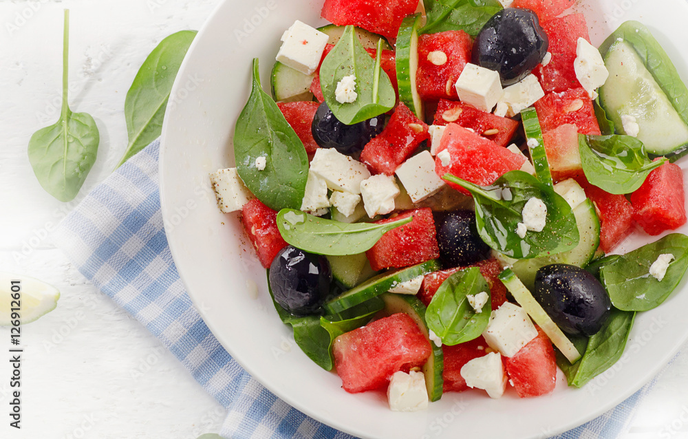 Watermelon salad Watermelon salad