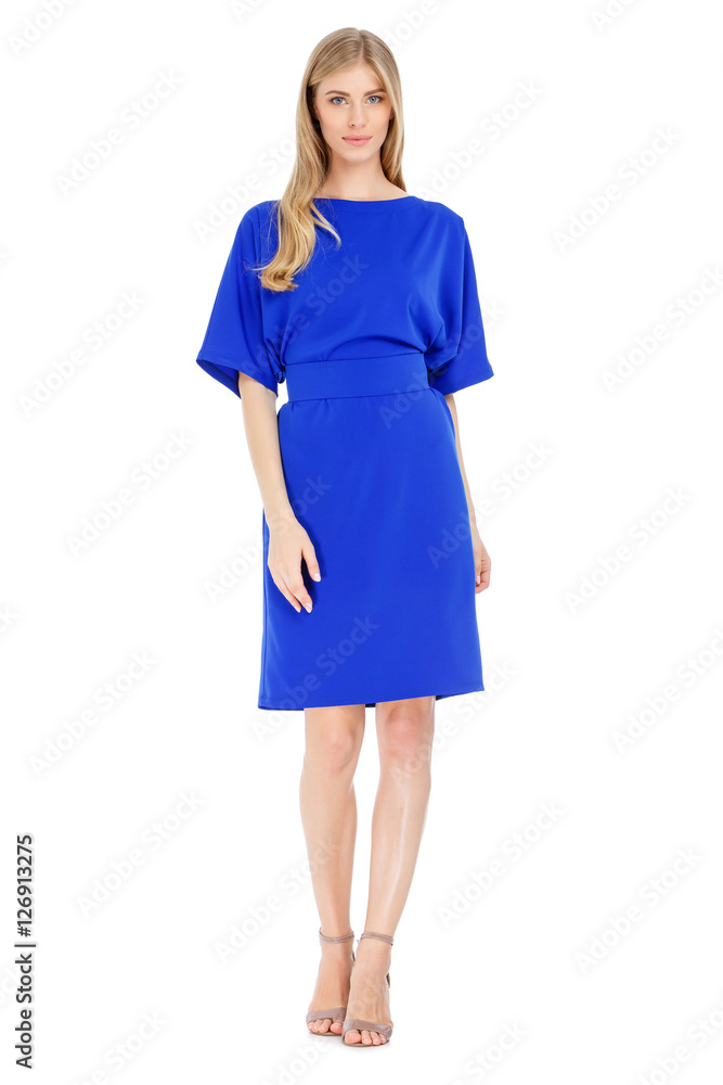 Fashion photo of young magnificent woman wearing dress Fashion photo of young magnificent woman wearing dress