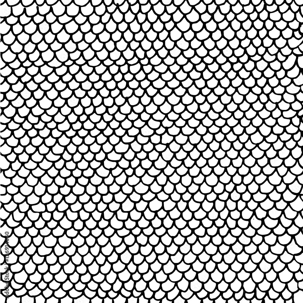 seamless vector pattern with texture scales