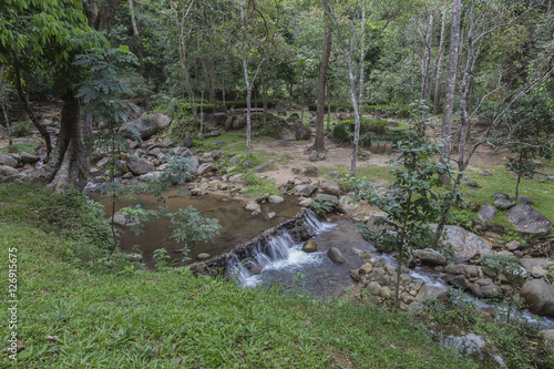  Pong pha bhat Waterfall , Chiang rai province, Thailand. photo