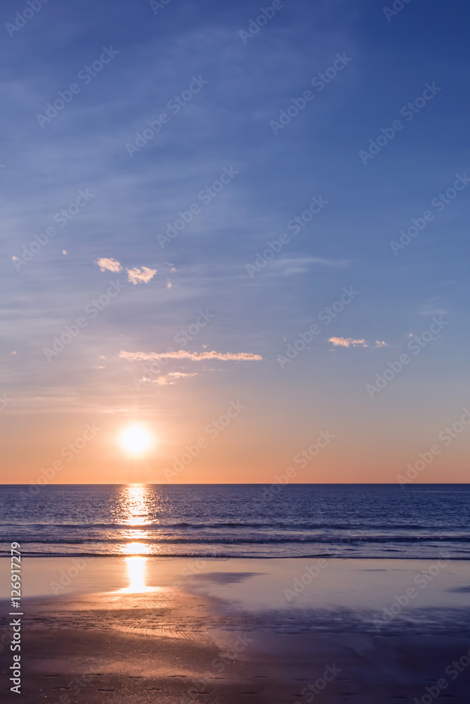 Beautiful tropical beach view vertical image Beautiful tropical beach view vertical image
