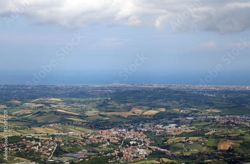 plains of Emilia and the Adriatic sea in the background © ChiccoDodiFC