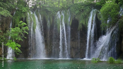 Plitvice lakes park in Croatia.