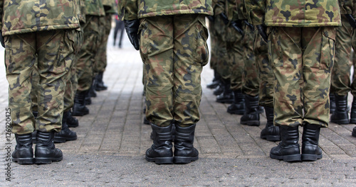 Army parade , Polish soldiers, Polish Army Day, November 11 Polish Independence Day 



 photo