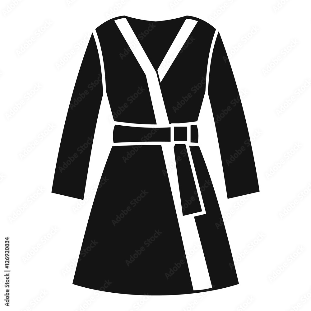 Bathrobe icon. Simple illustration of bathrobe vector icon for web design Bathrobe icon. Simple illustration of bathrobe vector icon for web design