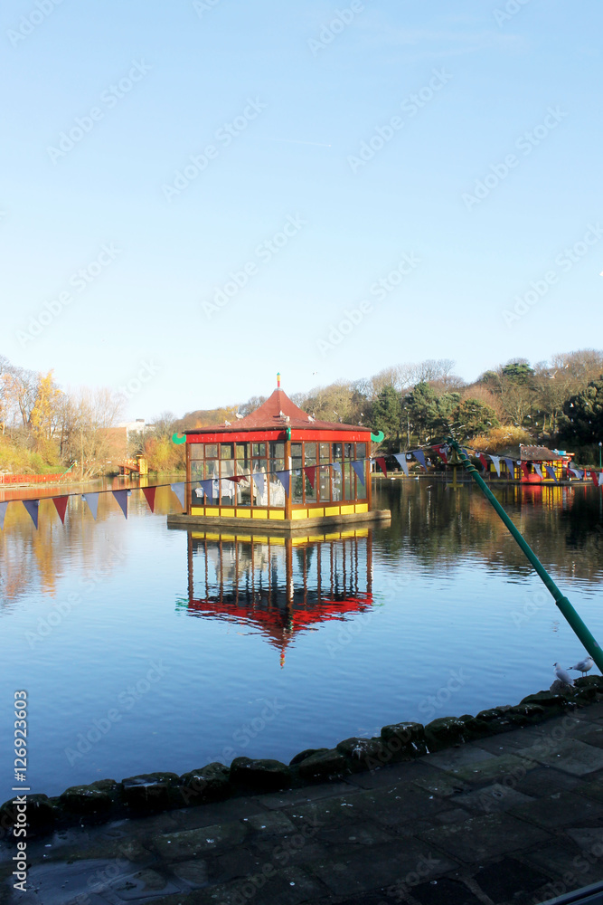 pagoda on a lake