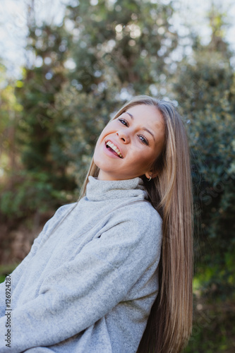 Young woman in the nature