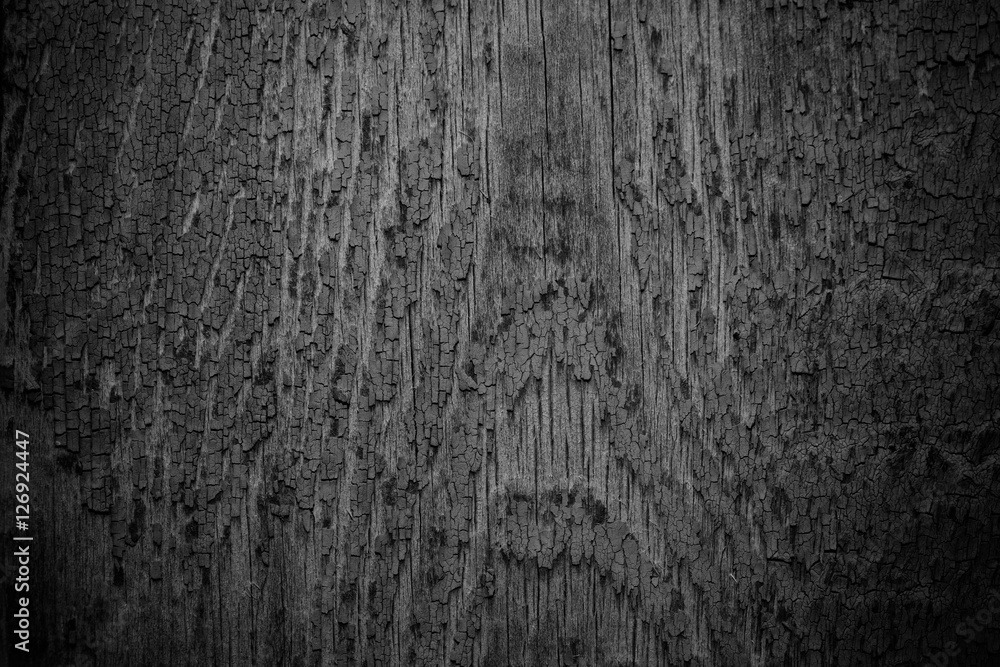 Obraz premium Old wooden planks with peeling paint like background. Toned