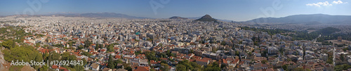 panoramic view on the Athens from Acropolis, Greece
