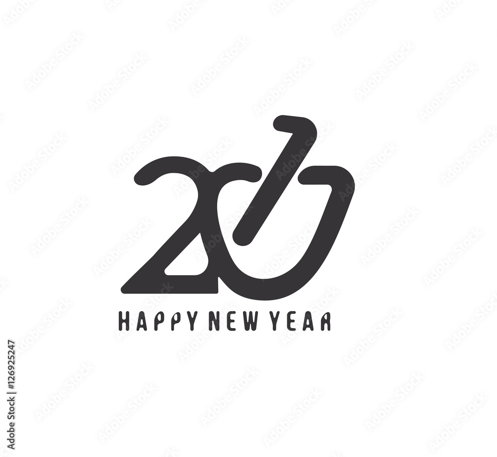 Happy new year 2017 Holiday Vector Happy new year 2017 Holiday Vector