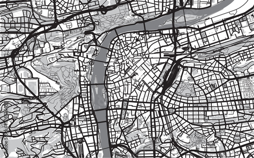 City map of Prague