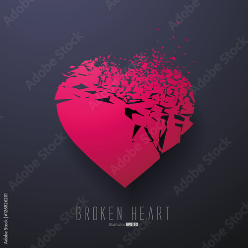 Broken Heart,Vector Graphics
