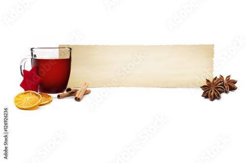 Glühwein mit Banderole
