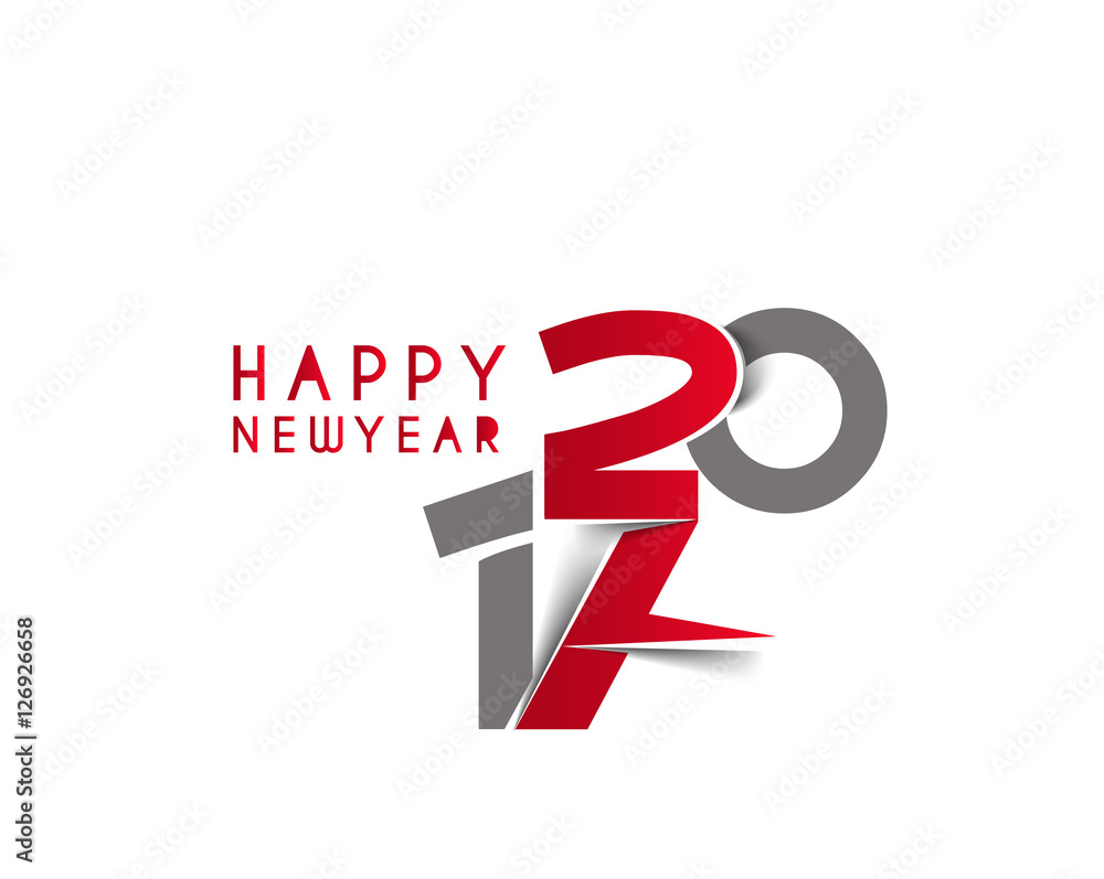 Happy new year 2017 - New Year Holiday Design Elements Happy new year 2017 - New Year Holiday Design Elements
