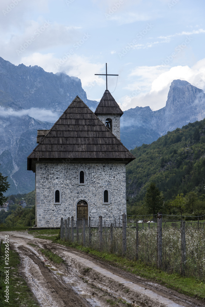 Church in Theth Valley, Albania