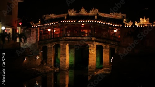 WS TU Japanese Bridge at Night / Hoi An, Vietnam