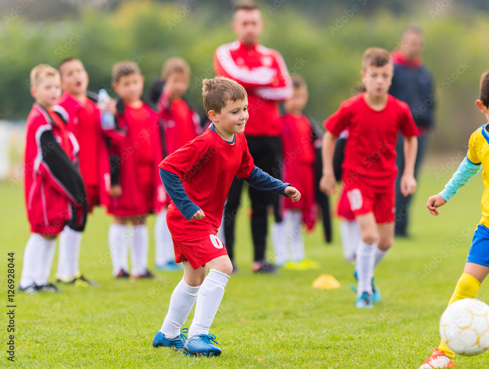 Boy Shooting at Goal Boy Shooting at Goal