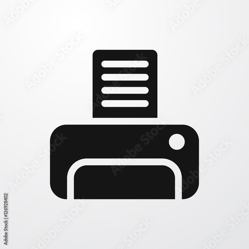 printer icon illustration
