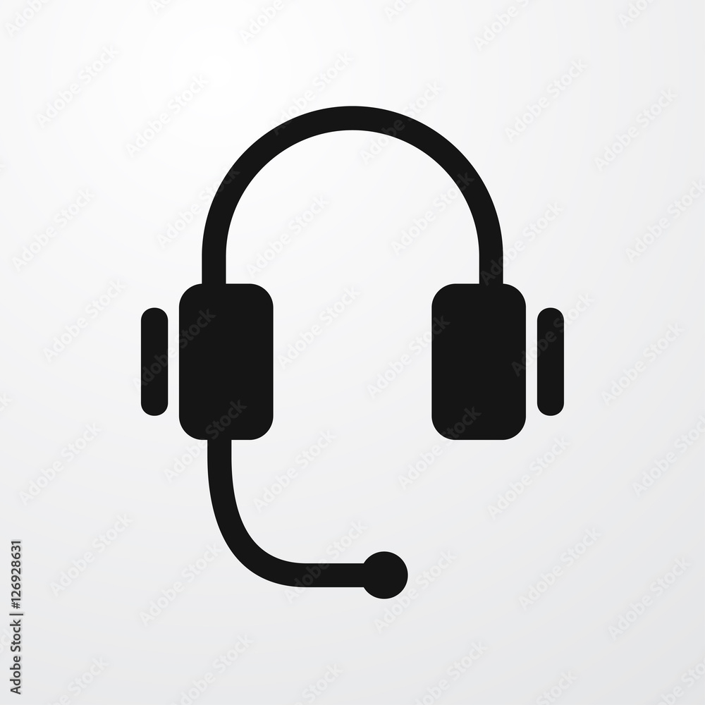 headphones icon illustration headphones icon illustration