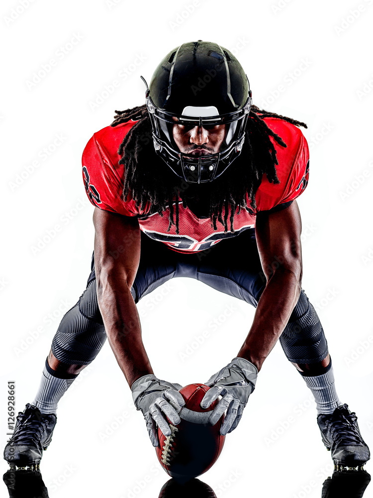 american football player man isolated