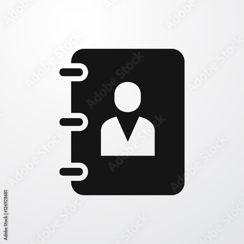 contact book icon illustration