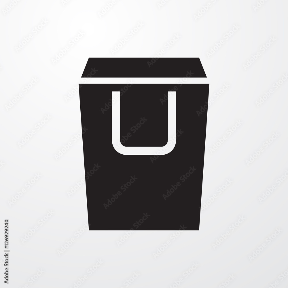 shopping bag icon illustration shopping bag icon illustration
