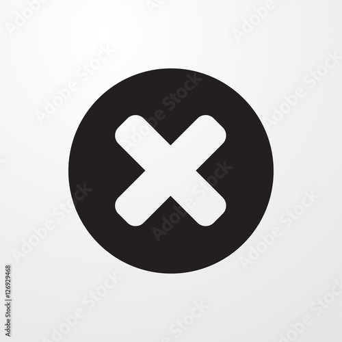 cancel icon illustration