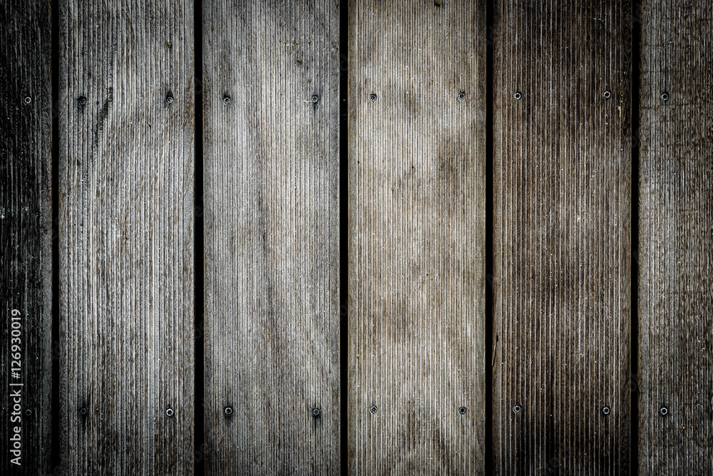 Wood planks marine outside flooring from tick texture background Wood planks marine outside flooring from tick texture background