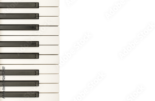 Piano keyboard - Tastiera di pianoforte