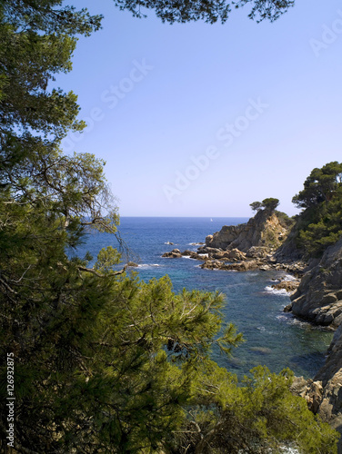 Costa Brava Girona zona del pueblo de calella de Palafrugell