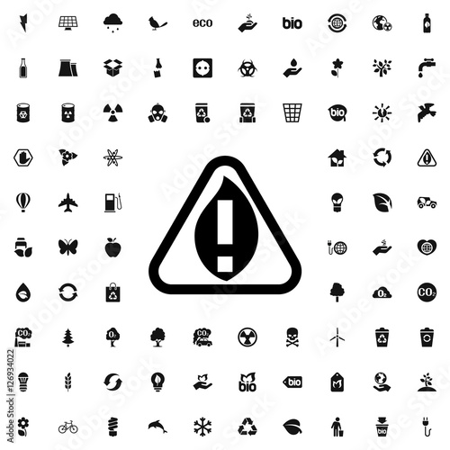 warning icon illustration