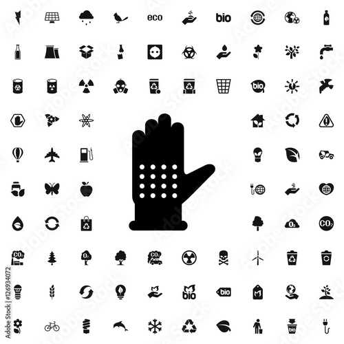 glove icon illustration