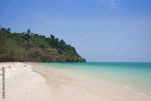Beautiful sea and blue sky at Andaman sea,thailand