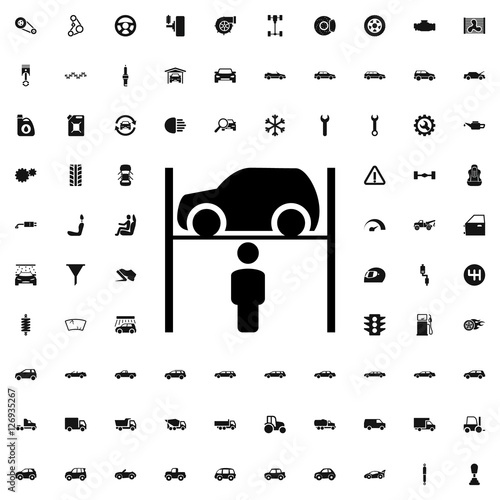 car repair icon illustration