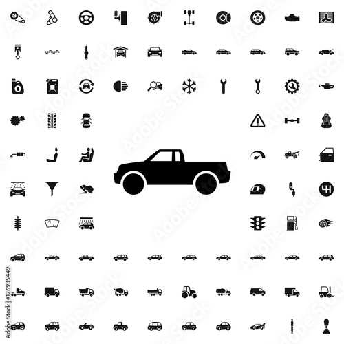 pickup icon illustration