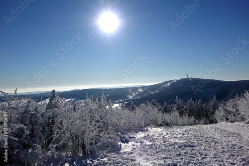 winter auf dem fichtelberg in oberwiesenthal
