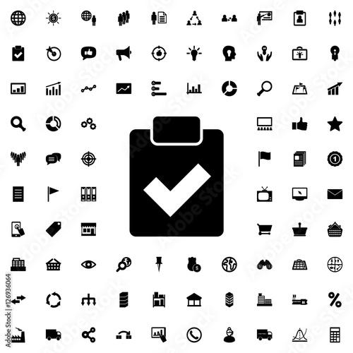 checklist icon illustration