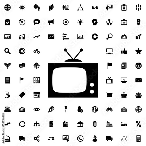 TV icon illustration