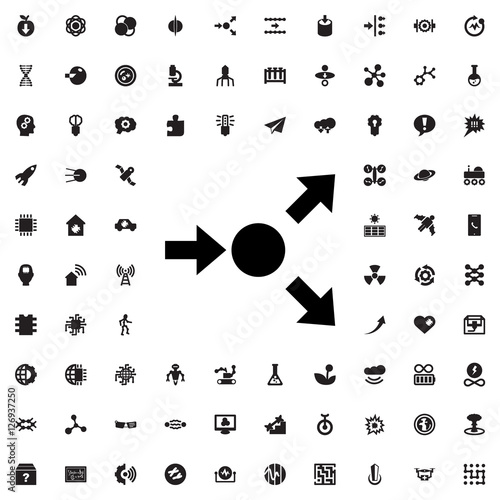 atom move icon illustration
