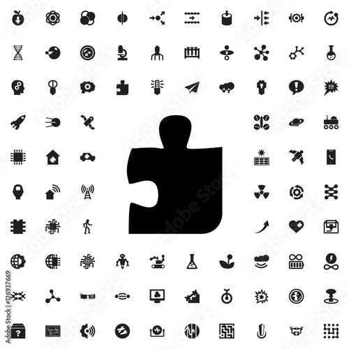 puzzle icon illustration