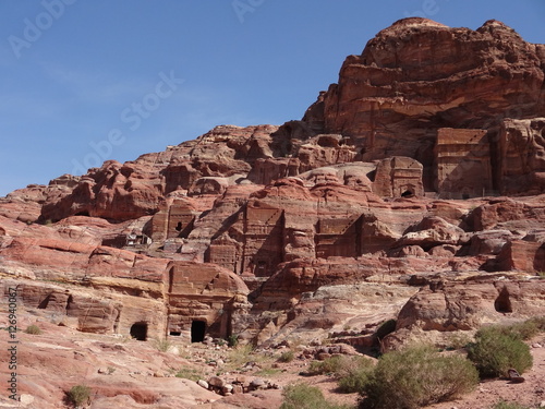 Petra : ville construite dans la roche