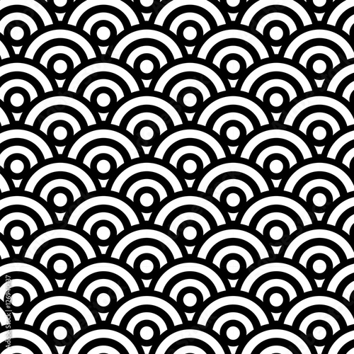 overlapping circles pattern