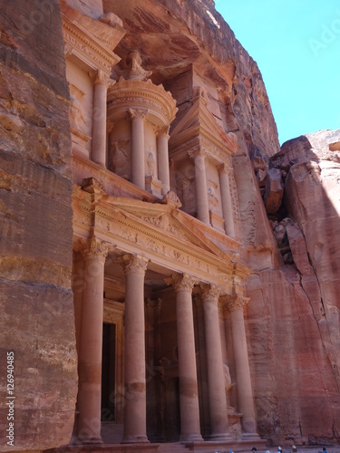 Petra : Façade du Trésor