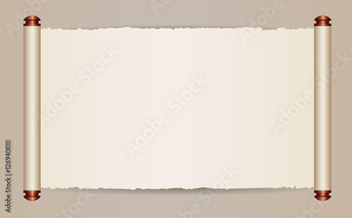 Traditional chinese paper scroll